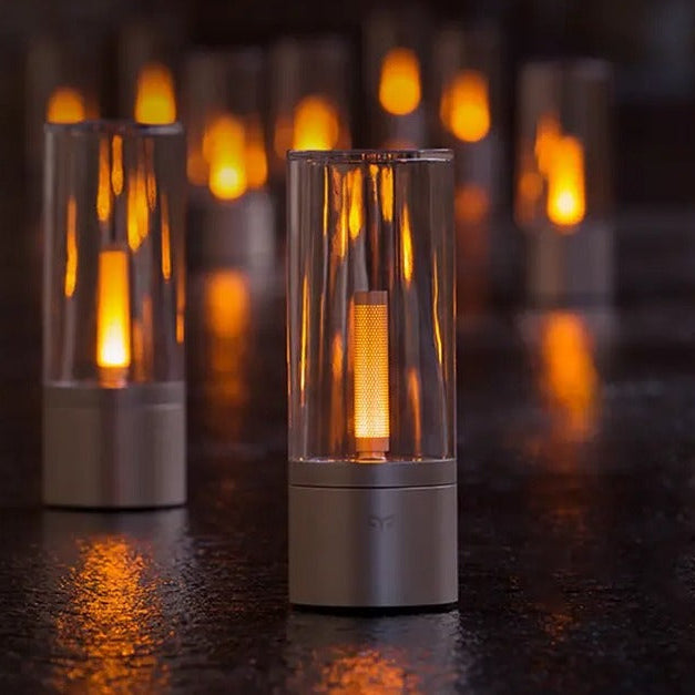 Rechargeable Candle Lamp – Portable Stepless Dimming Atmosphere Light