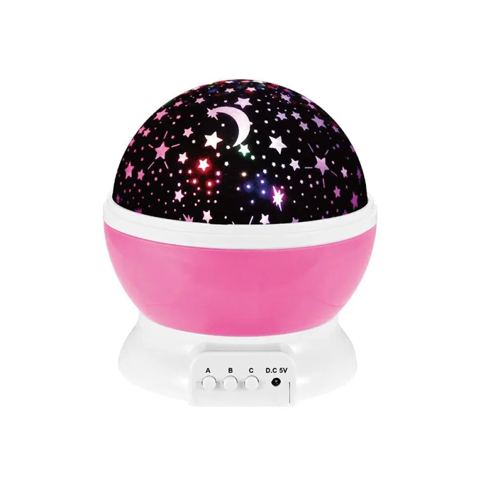 Galaxy Projector Night Light – Rotating Starry Sky & Moon Lamp for Kids