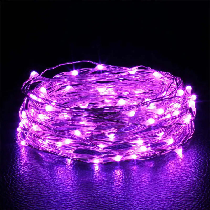 LED Fairy Copper Wire String Lights – Battery Powered (1M–20M)