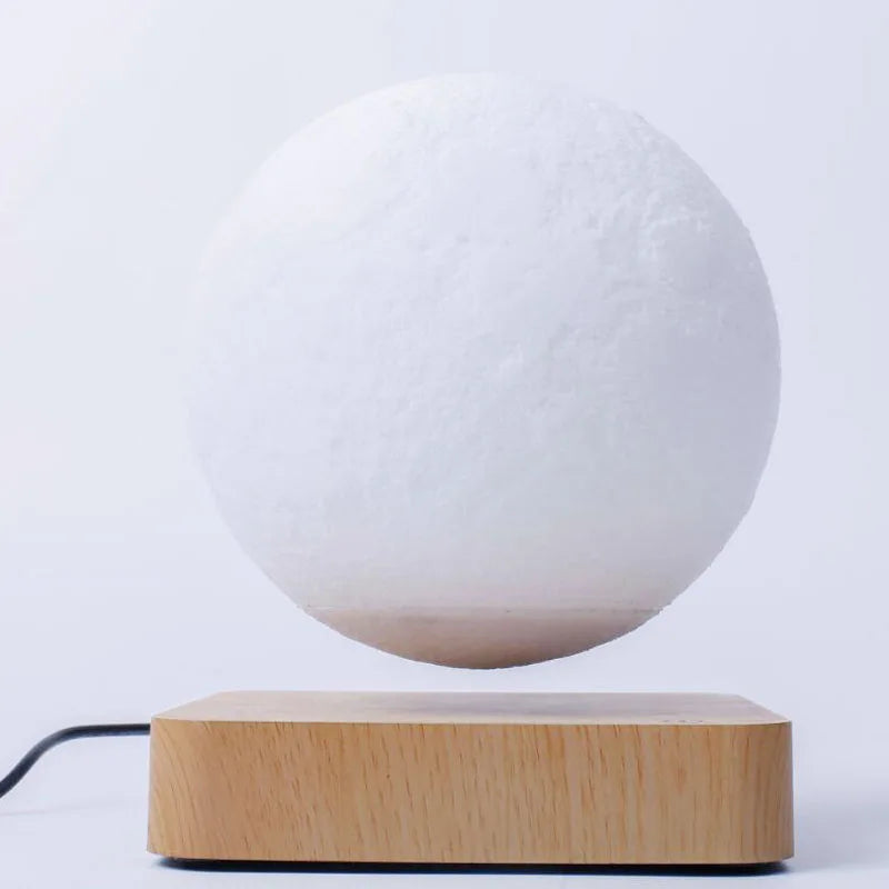 Levitating Moon Lamp – 3D Magnetic Floating LED Night Light
