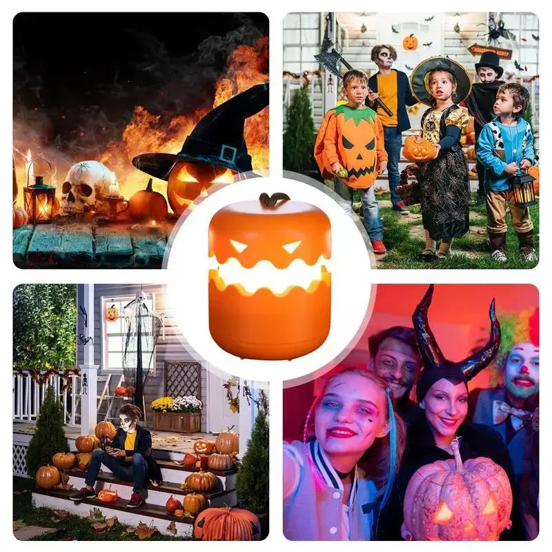 Halloween Foldable Pumpkin Lantern – LED Hanging Light