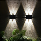 Solar LED Wall Lamp – Up & Down Outdoor Waterproof Lighting
