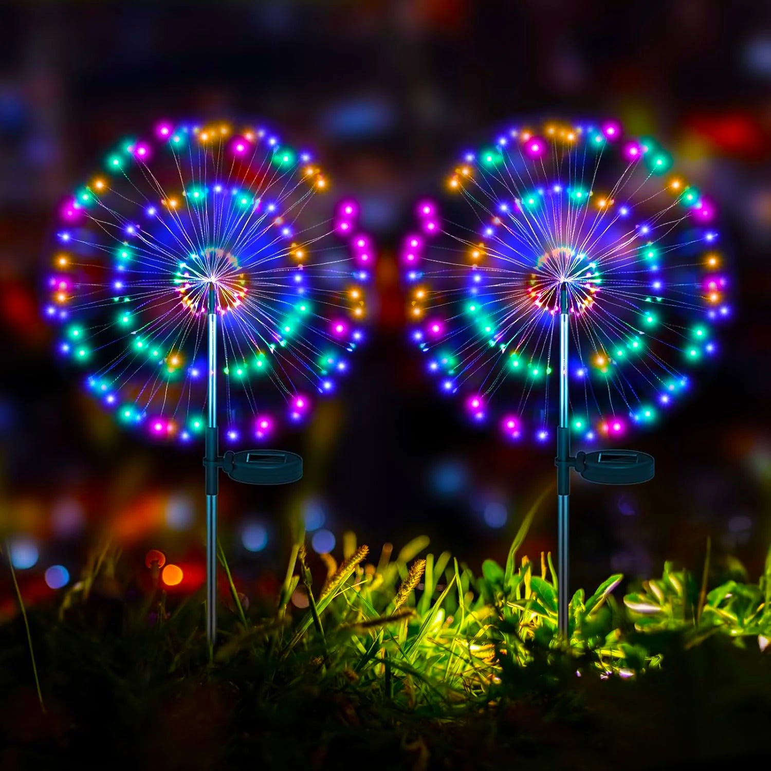 Solar Firework Lights – 420LED Outdoor Garden Décor