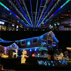 2025 LED Icicle Curtain String Lights – 8-Mode Fairy Lights for Holidays & Parties
