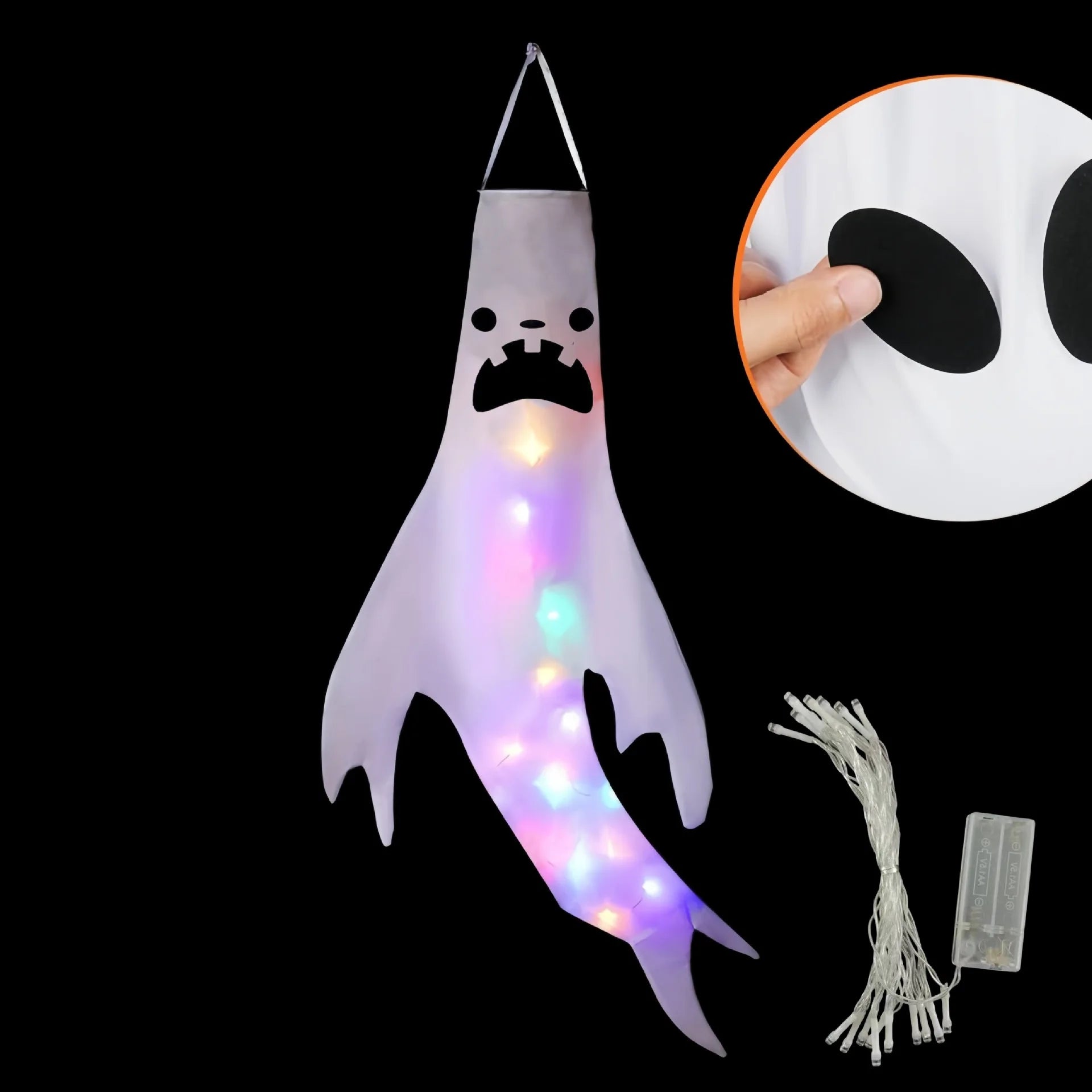 Halloween Hanging Ghost Lights – Large LED Outdoor Decoration