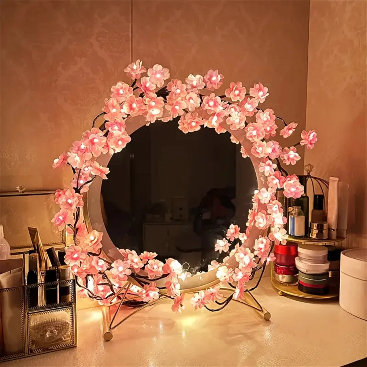 Cherry Blossom LED Tree Light – 96 LEDs with USB Power & 8 Modes