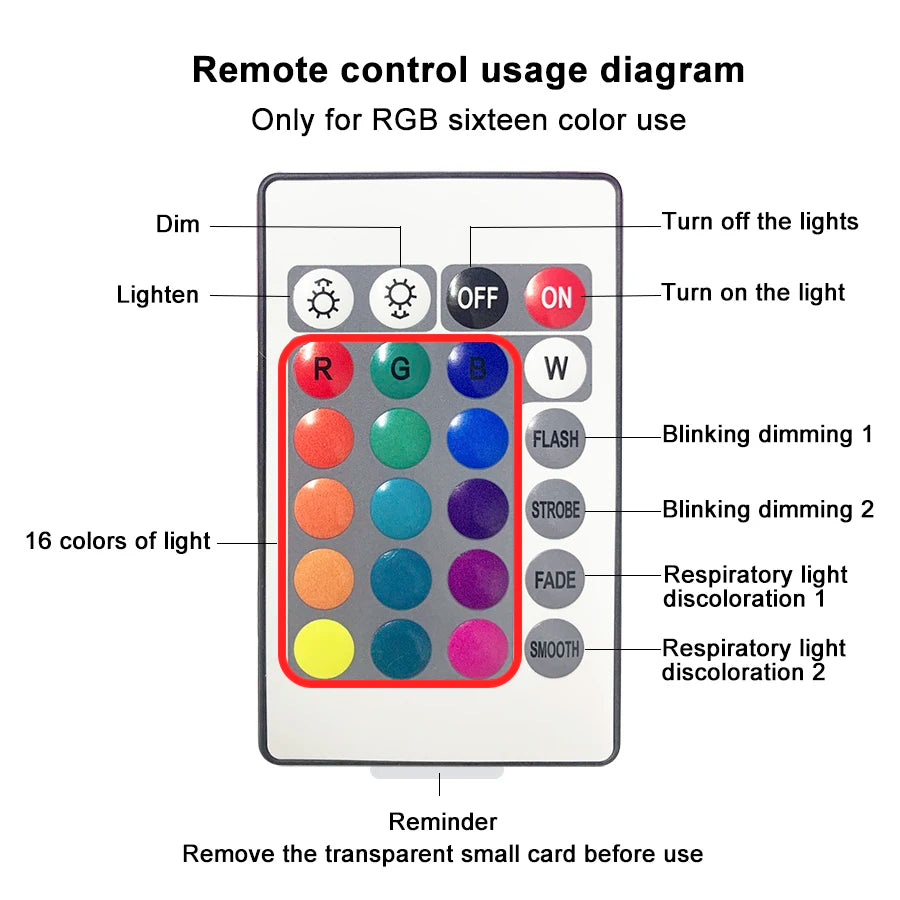 Ocean Wave Aurora Projector Lamp – 16-Color Crystal Flame Light with Remote