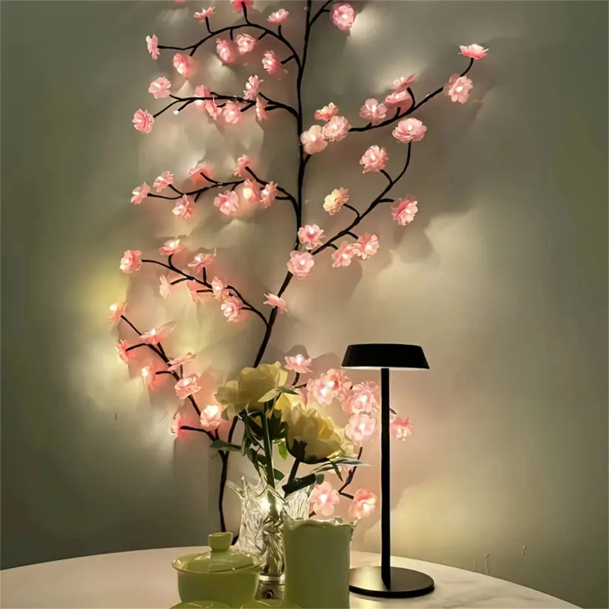 Cherry Blossom LED Tree Light – 96 LEDs with USB Power & 8 Modes