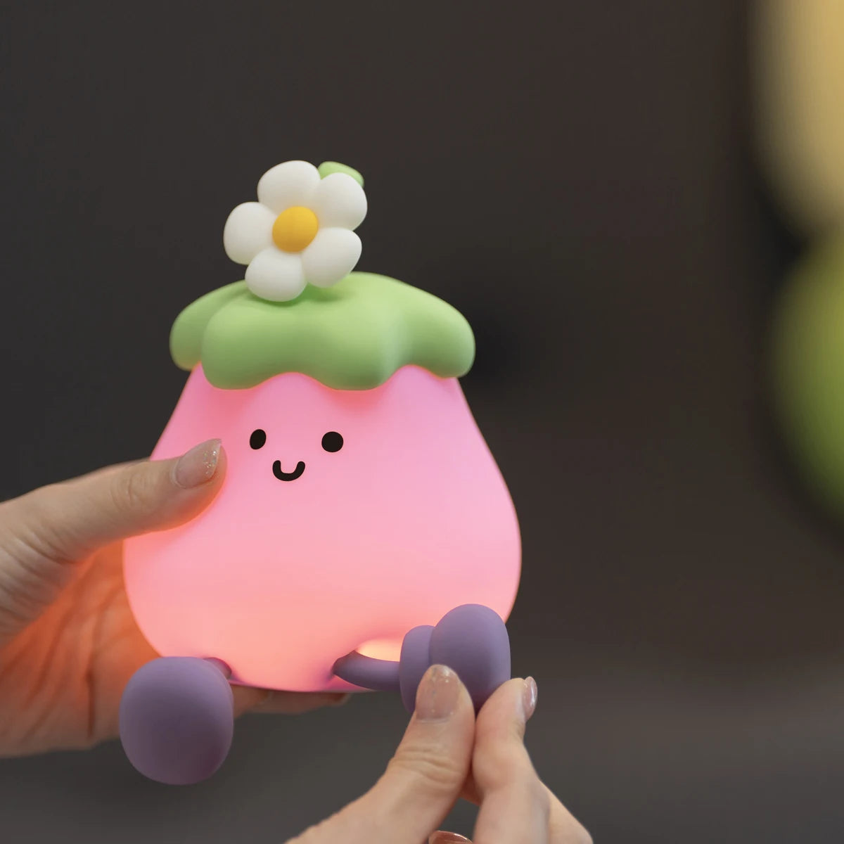 Cute Animal Night Light – Panda, Capybara, Axolotl & More (USB Rechargeable)