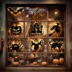 Halloween Hanging Lights – Castle, Witch, Ghost & Spider Web (10LED)