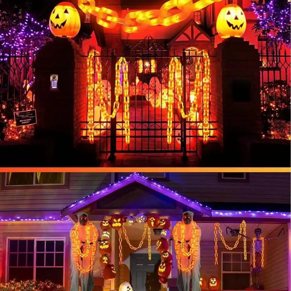 Halloween Chain String Lights – 2M/3M, Solar or Battery Powered