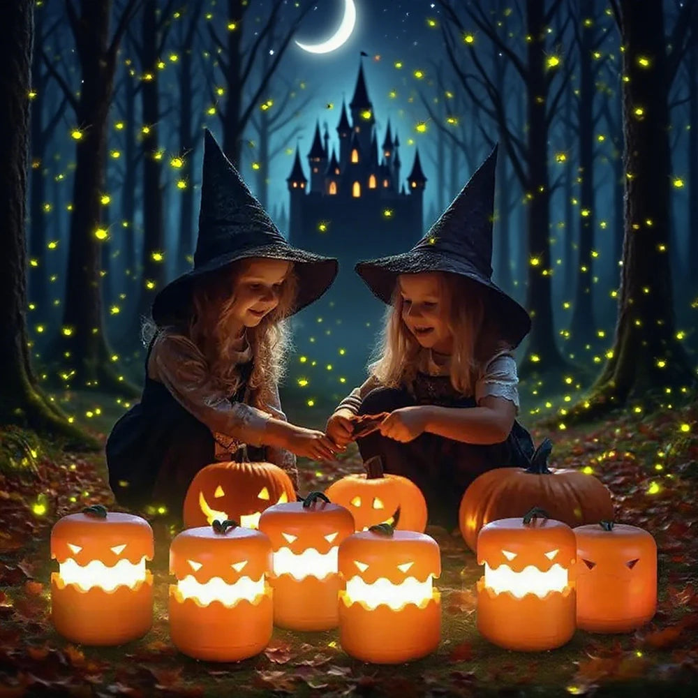 Halloween Foldable Pumpkin Lantern – LED Hanging Light