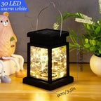 Solar Lantern Lights Outdoor – LED Hanging Garden Candle Lamps