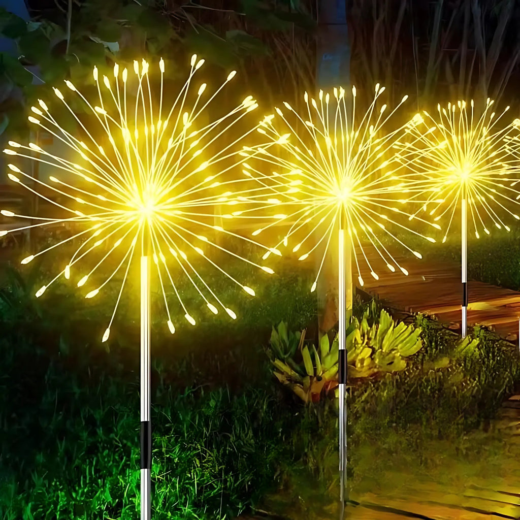 Solar Firework Lights – 420LED Outdoor Garden Décor