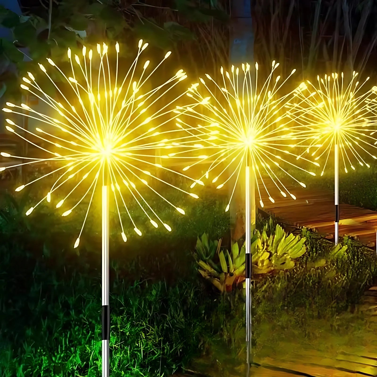 Solar Firework Lights – 420LED Outdoor Garden Décor