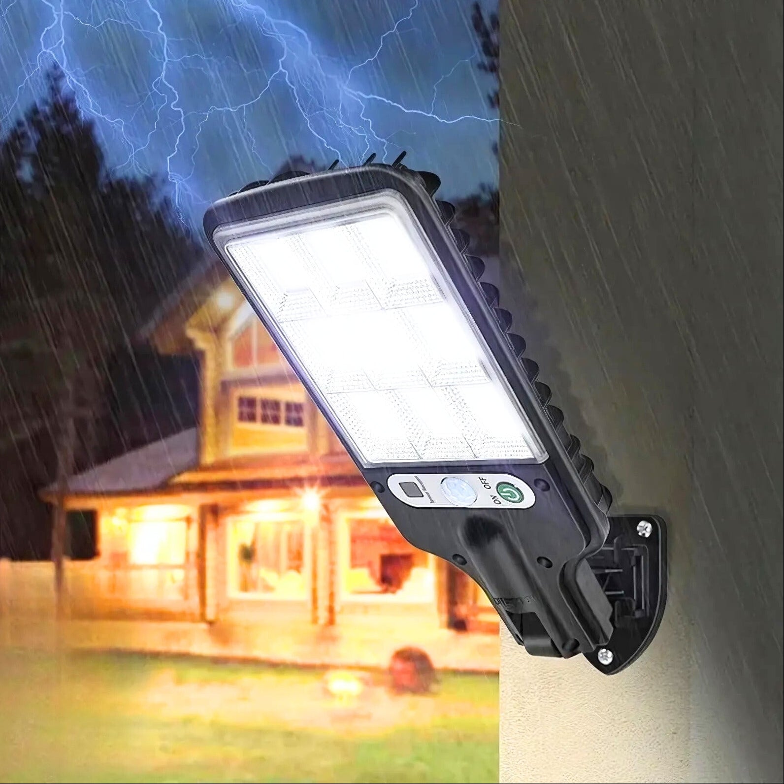 LED Solar Motion Sensor Wall Lights 108/117 COB – Waterproof Outdoor Security Lamps