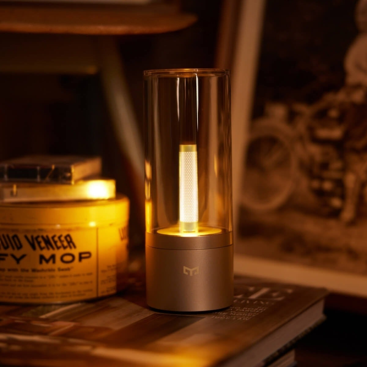 Rechargeable Candle Lamp – Portable Stepless Dimming Atmosphere Light